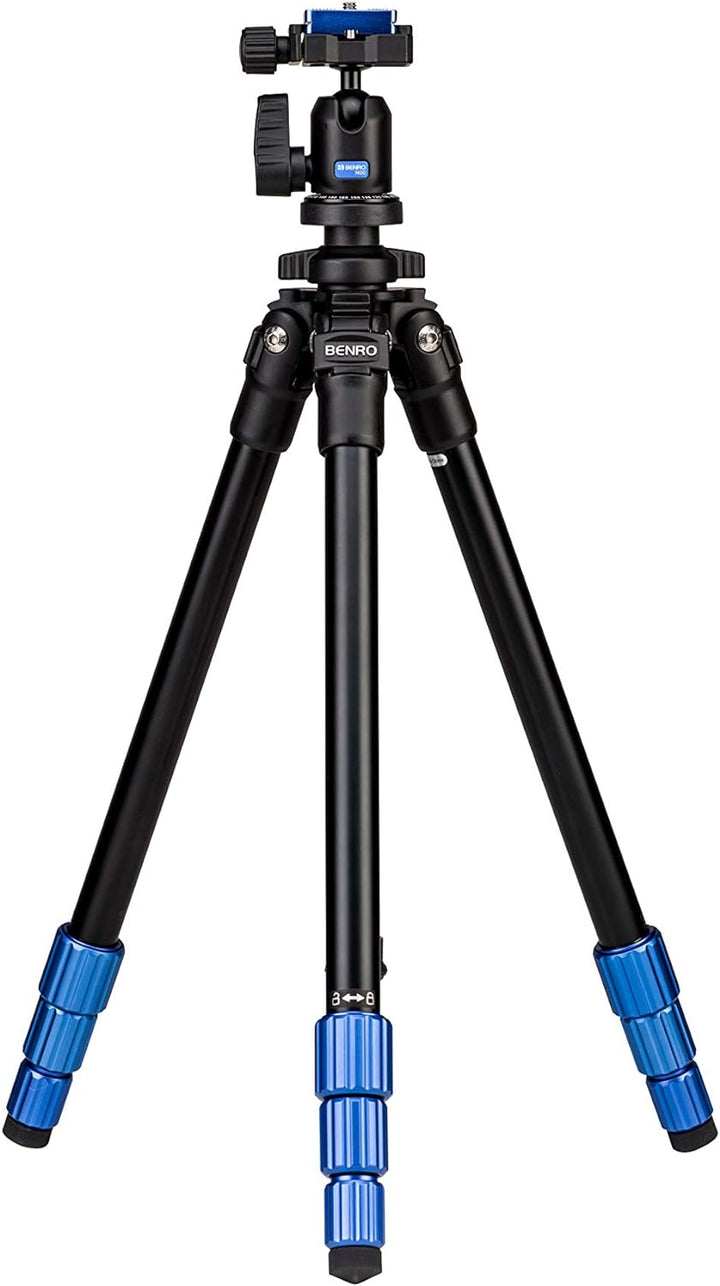 BENRO Slim TSL08AN00 Aluminium Stativ Kit mit Kugelkopf N00, Slim