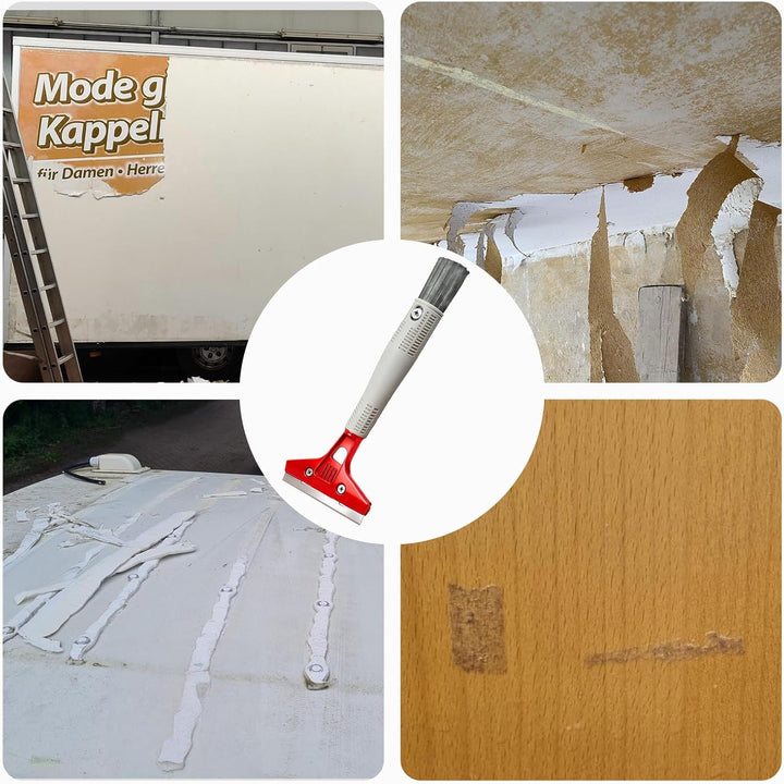 Tapetenschaber mit Langem Stiel Wandschaber Verlängerung - Wandschaber für Alten Putz, Teppich Tapet