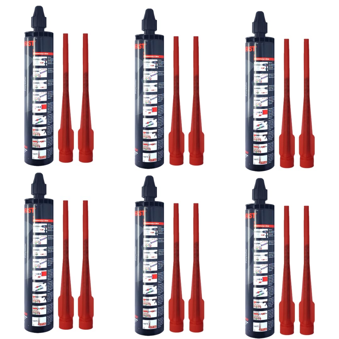 6x Remstaler VERBUNDMÖRTEL 300ml | -HÖCHSTE QUALITÄT- made in GERMANY | Injektionsmörtel | Montagemö