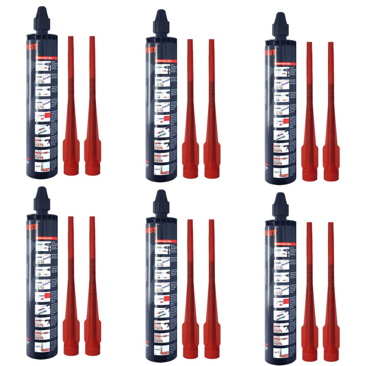 6x Remstaler VERBUNDMÖRTEL 300ml | -HÖCHSTE QUALITÄT- made in GERMANY | Injektionsmörtel | Montagemö