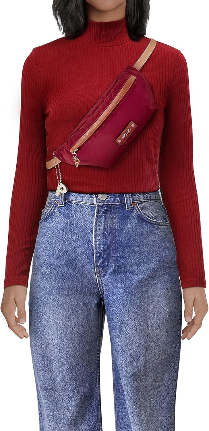 PICARD Damen Gürteltasche Sonja aus Nylon Klein, Mittel, OneSize | mit Reissverschluss | Gürteltasch