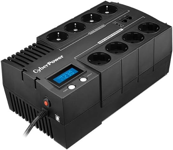 CyberPower Systems BR1200ELCD-FR UPS Power Supply, 230 V, Schwarz