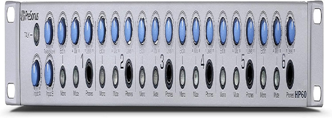 PreSonus HP60, 6-Kanal-Kopfhörerverstärker und Mischsystem, 6-Kanal-Kopfhörerverstärker