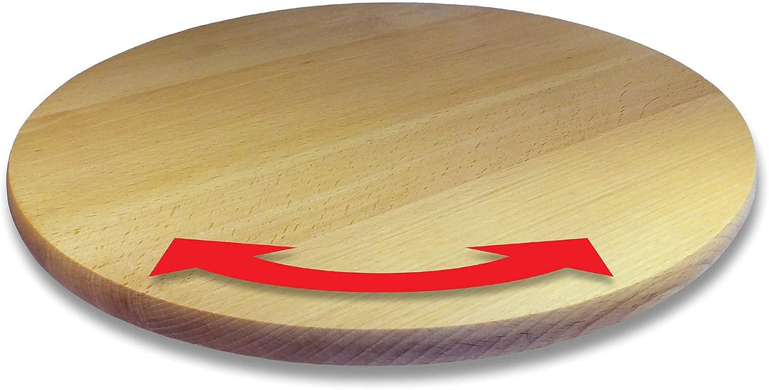 Practic Drehteller Rotierendes Pizzabrett 30cm rundes Pizzaboard, Servierbrett, Käsebrett, Käsebrett