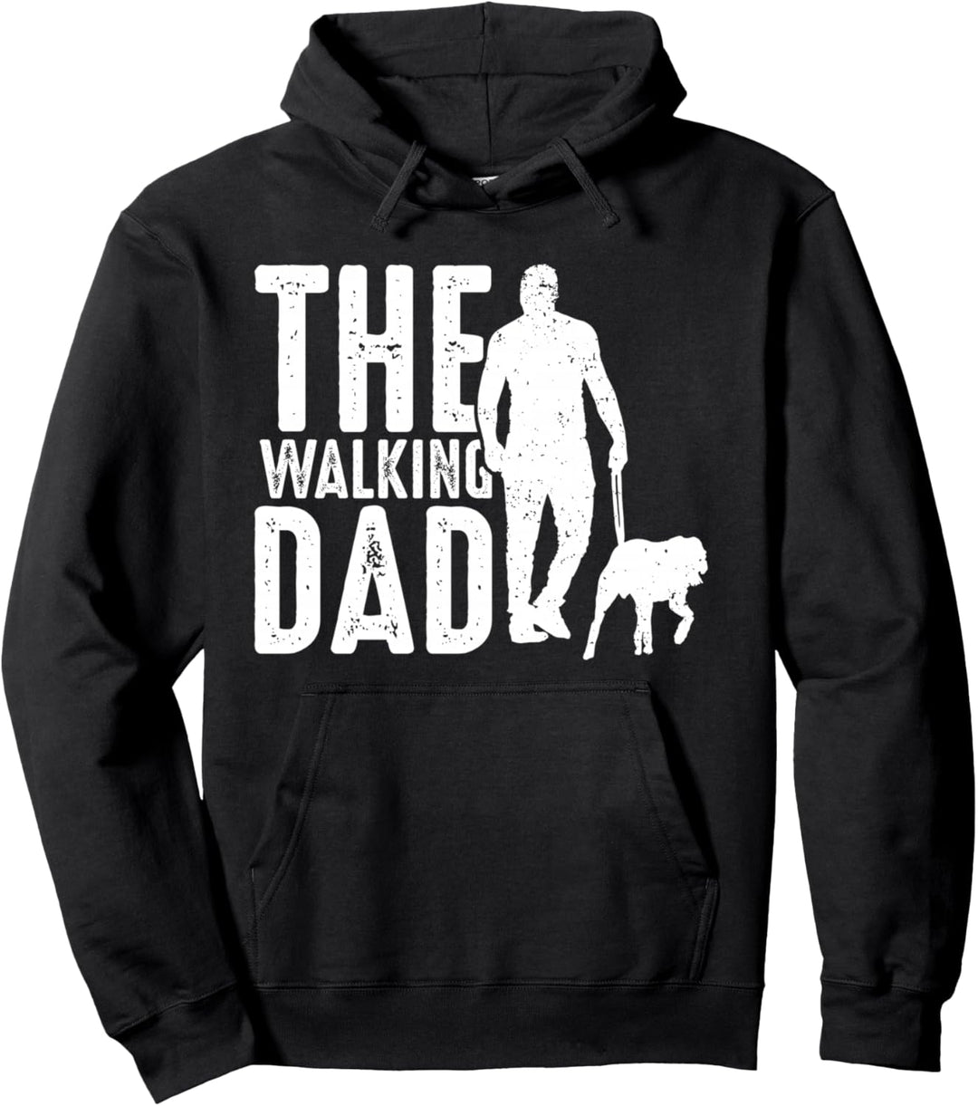 The walking Dad Hund Hundebesitzer Hundehalter Hundepap Pullover Hoodie
