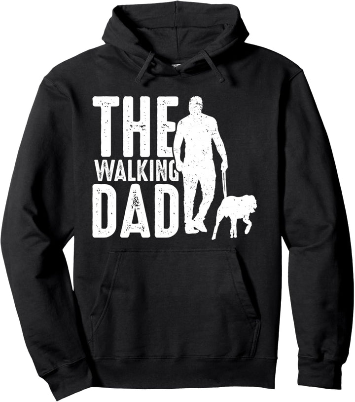 The walking Dad Hund Hundebesitzer Hundehalter Hundepap Pullover Hoodie