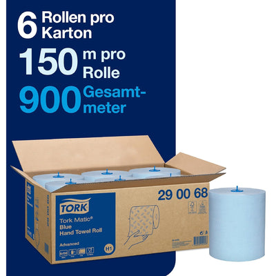 Tork Matic Rollenhandtuch Advanced 290068 - H1 Papierhandtücher für Rollenhandtuchspender, saugfähig