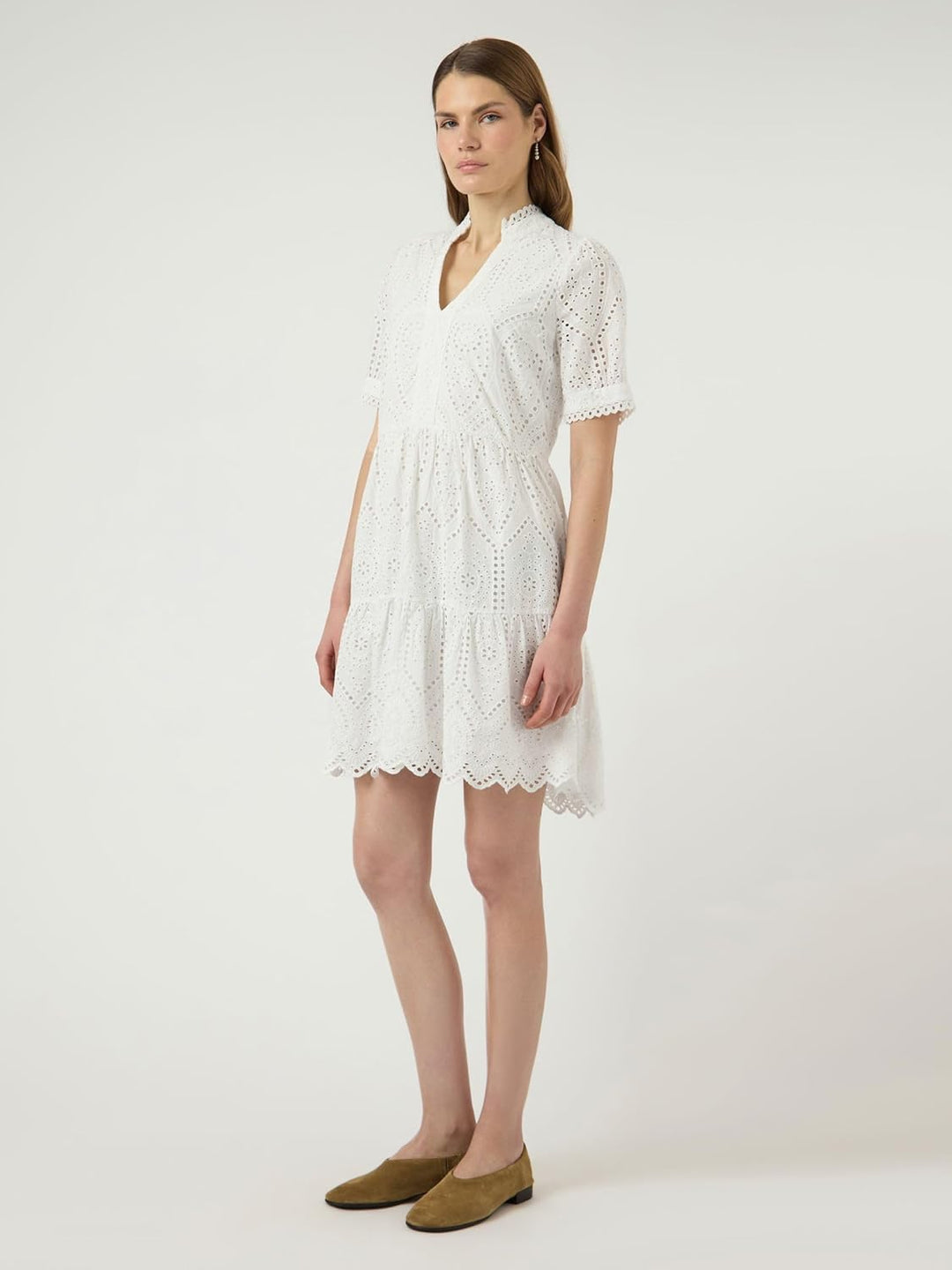 YAS Female Minikleid YASHOLI XS Star White, XS Star White