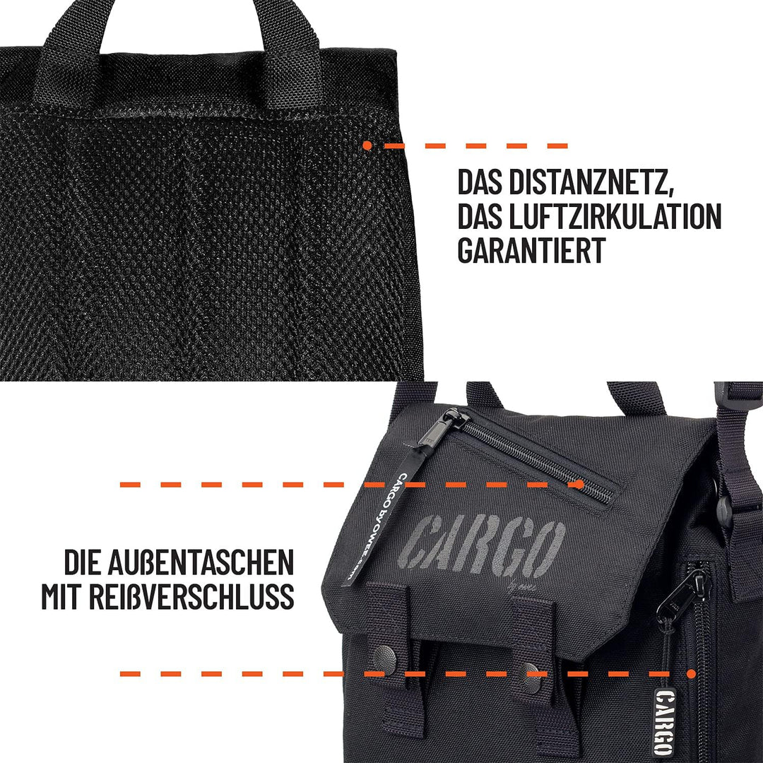 Mini Wandelbare Rucksack-Umhängetasche für Damen und Herren, ideal als wasserdichte Fahrradtasche, p