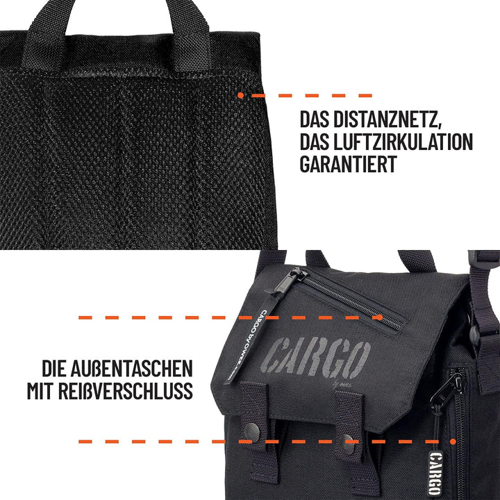 Mini Wandelbare Rucksack-Umhängetasche für Damen und Herren, ideal als wasserdichte Fahrradtasche, p