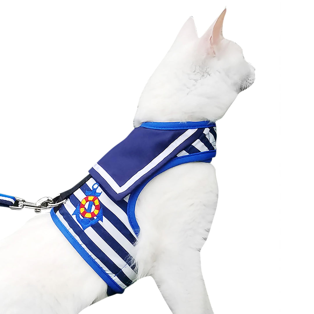 Yizhi Miaow Katzengeschirr und Leine zum Spazierengehen, ausbruchsicher, verstellbares Katzengeschir