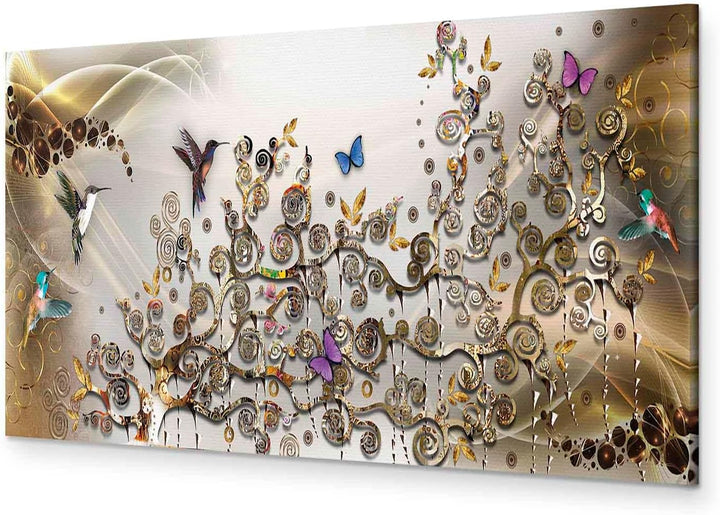 murando - Bilder a'la Gustav Klimt 120x40 cm Vlies Leinwandbild 1 tlg Kunstdruck modern Wandbilder X