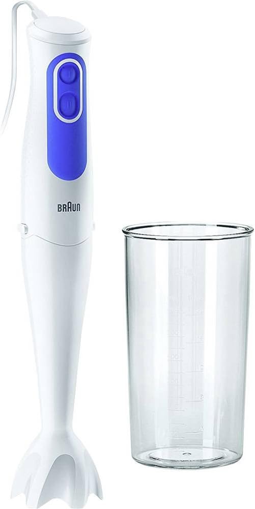 Braun MultiQuick 3 MQ 3000 Smoothie+ Stabmixer – Pürierstab mit 2 Geschwindigkeiten, PowerBell Plus