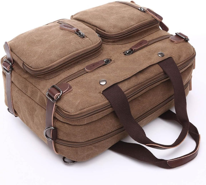 Laptop-Aktentasche, wandelbarer Rucksack, Kuriertasche, Handtasche, multifunktionaler Reiserucksack,
