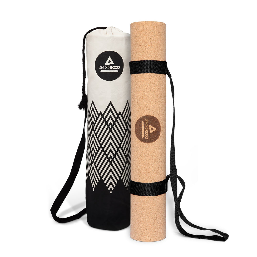 Secoroco Yogamatte Kork - getestet mit SEHR GUT - 2-5 mm Stärke - rutschfest, vegan &amp; nachhaltig - Y