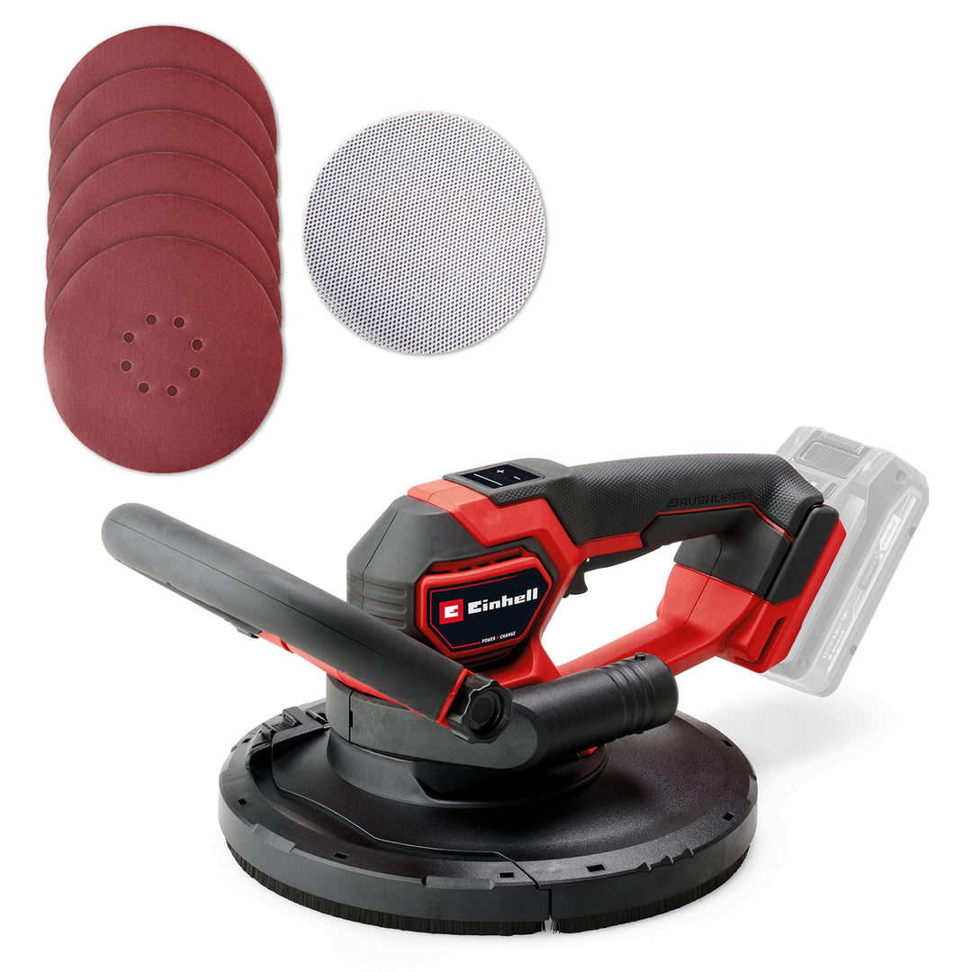 Einhell Professional Akku-Trockenbauschleifer TP-DWS 18/225 Li BL Solo Power X-Change (18 V, Brushle