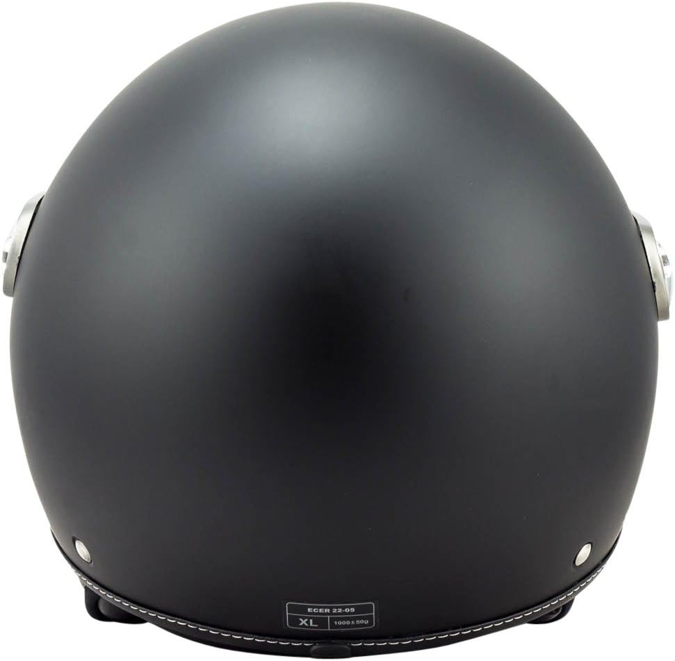Soxon® SP-325 Mono „Night“ · Jet-Helm · Motorrad-Helm Roller-Helm Scooter-Helm Moped Mofa-Helm Chopp