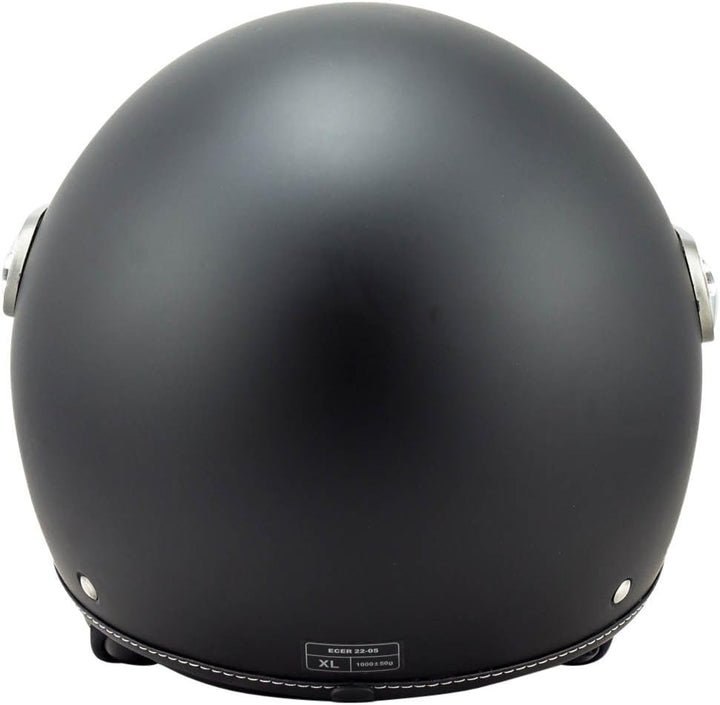 Soxon® SP-325 Mono „Night“ · Jet-Helm · Motorrad-Helm Roller-Helm Scooter-Helm Moped Mofa-Helm Chopp