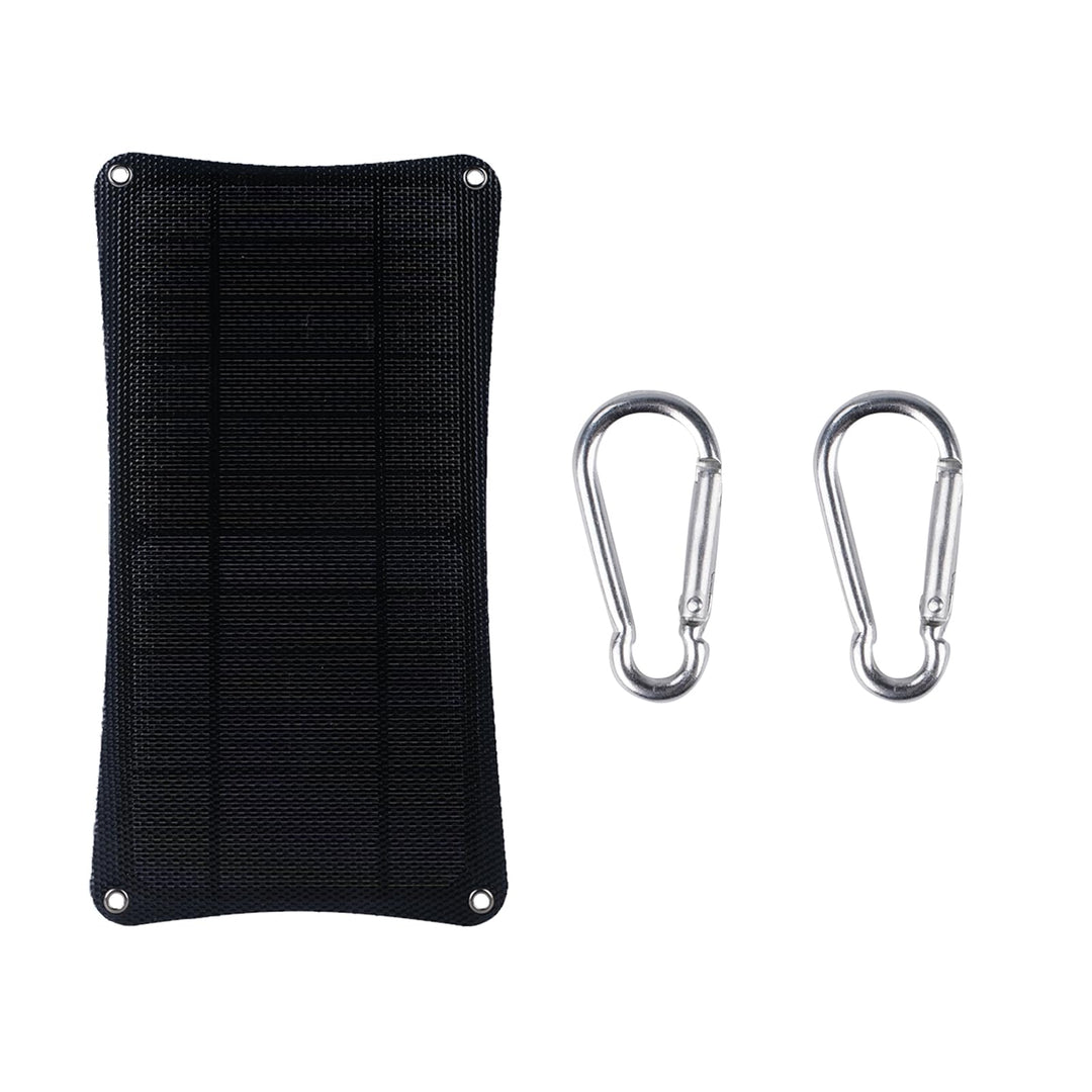 10W 5V Solarpanel, Ausgang Dual-USB-Port 2A, bequemes Solarpanel-Ladegerät, Ladegerät für Rucksack,