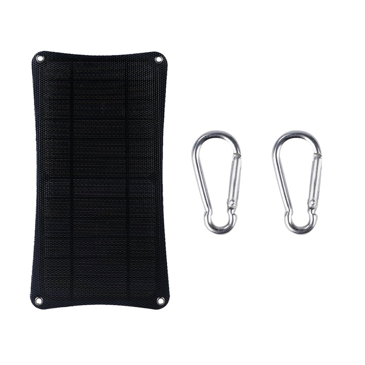 10W 5V Solarpanel, Ausgang Dual-USB-Port 2A, bequemes Solarpanel-Ladegerät, Ladegerät für Rucksack,