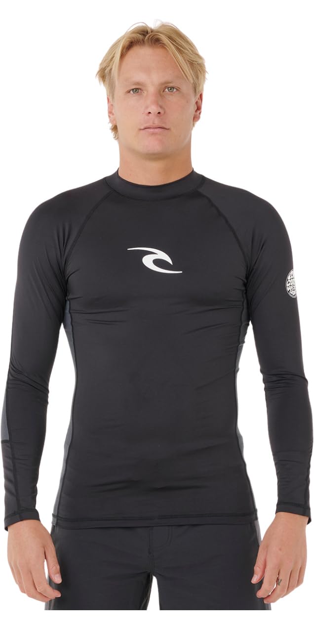 Rip Curl 2026 Männer Waves Perf Long Sleeve Vest 16FMRV - Black, S