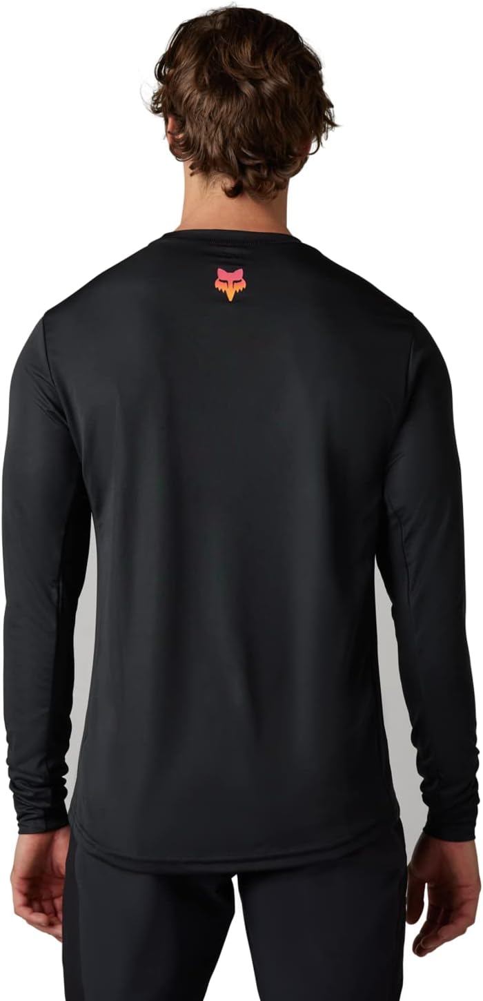 Fox Racing Herren Ranger Ls Jersey Swath Jersey S Dosis – Schwarz, S Dosis – Schwarz