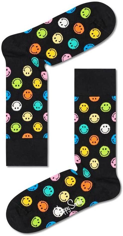 Happy Socks Unisex Smiley Socken, 6 Paar HS471