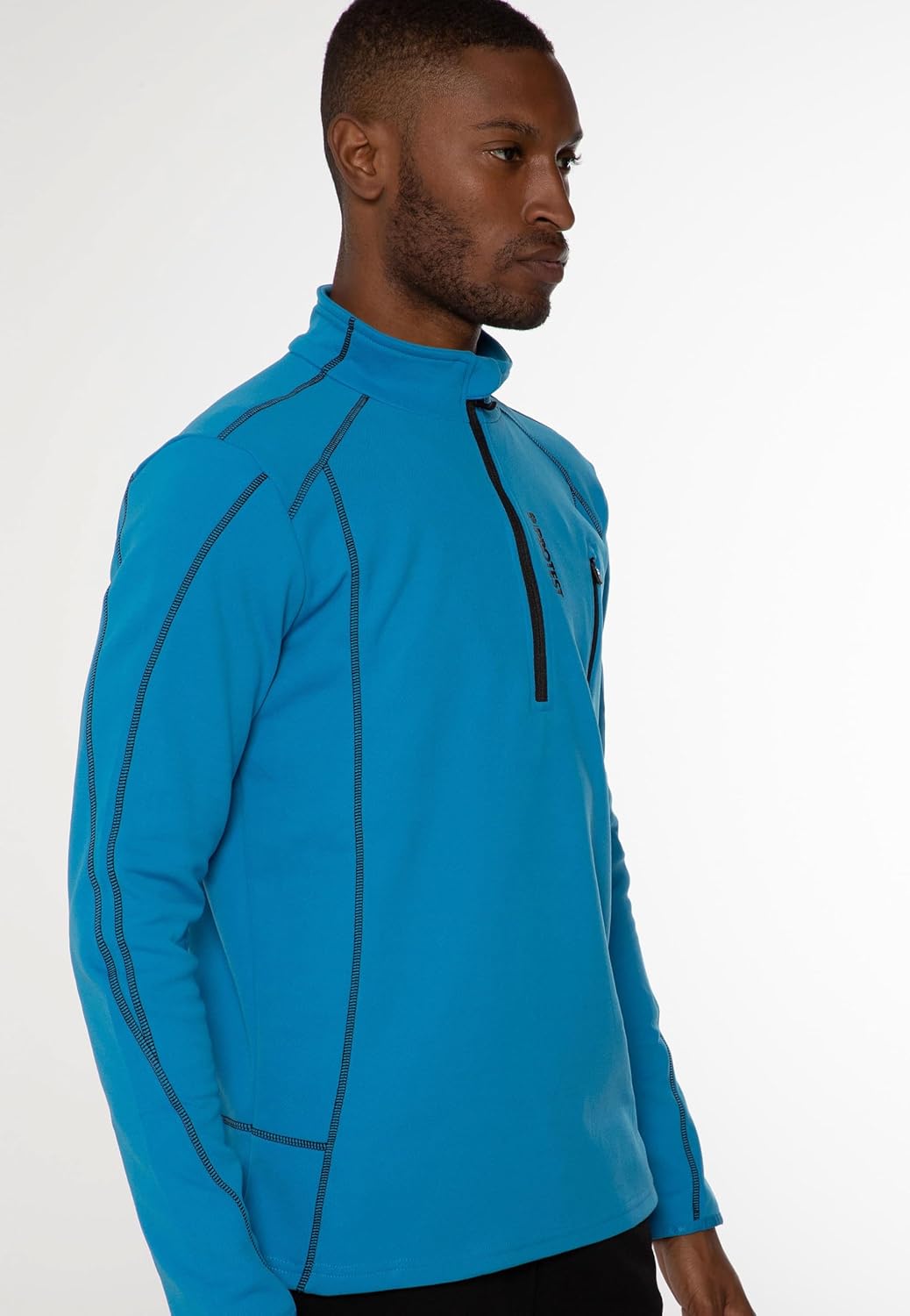 Protest Men Fleece Humans 3XL Marlin Blue, 3XL Marlin Blue