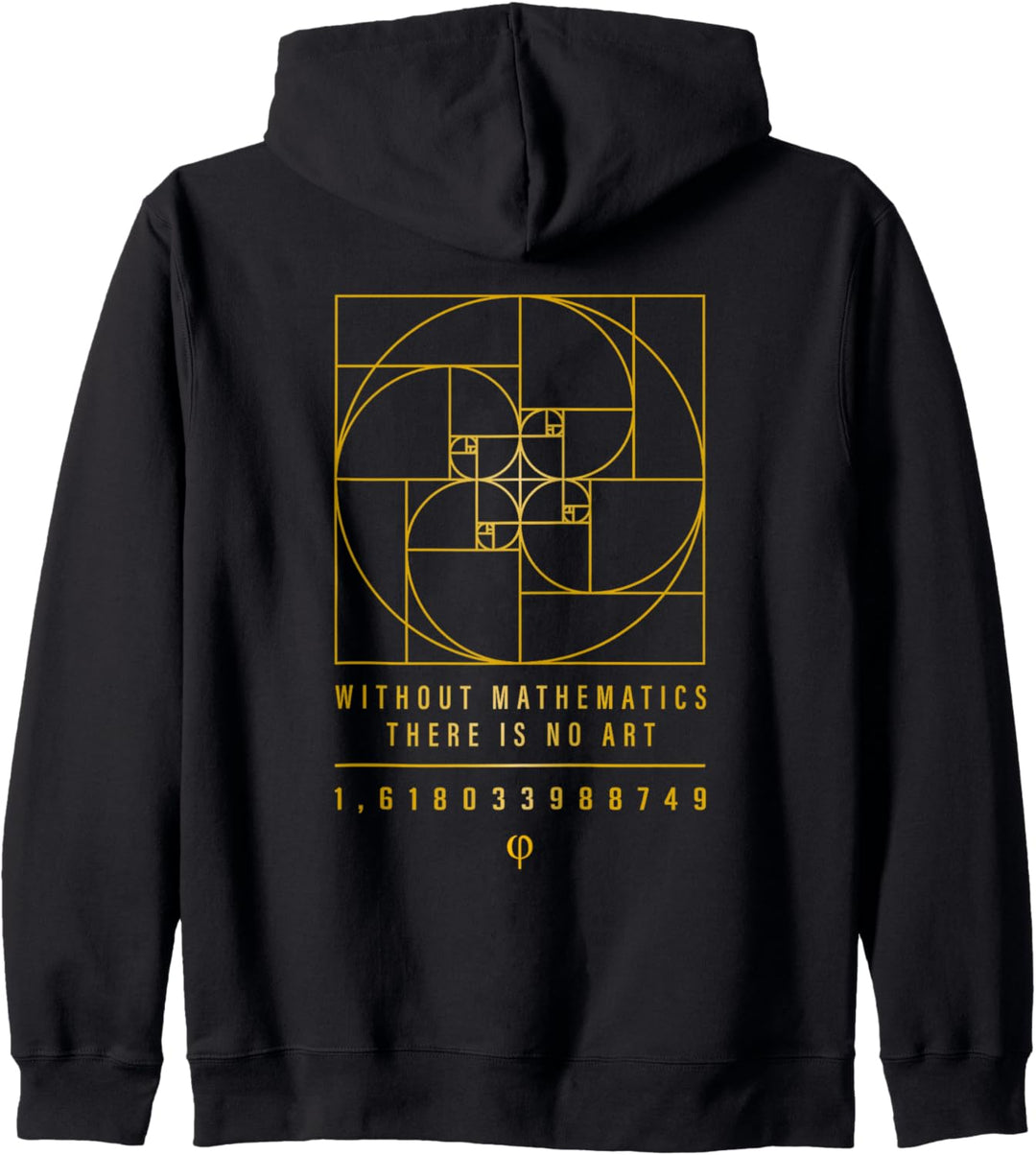 Fibonacci-Verhältnis Der goldene Schnitt Fibonacci Zahlen Phi Kapuzenjacke