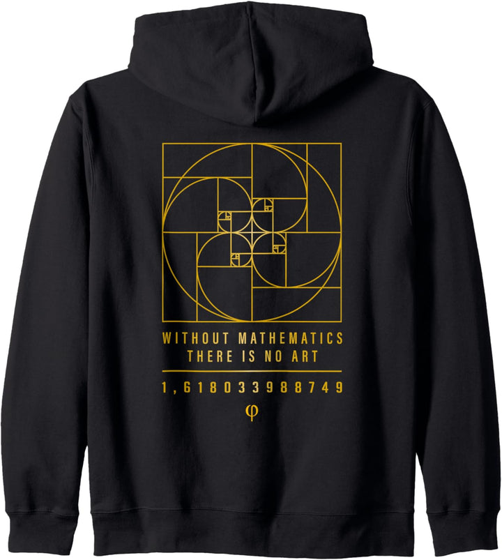 Fibonacci-Verhältnis Der goldene Schnitt Fibonacci Zahlen Phi Kapuzenjacke