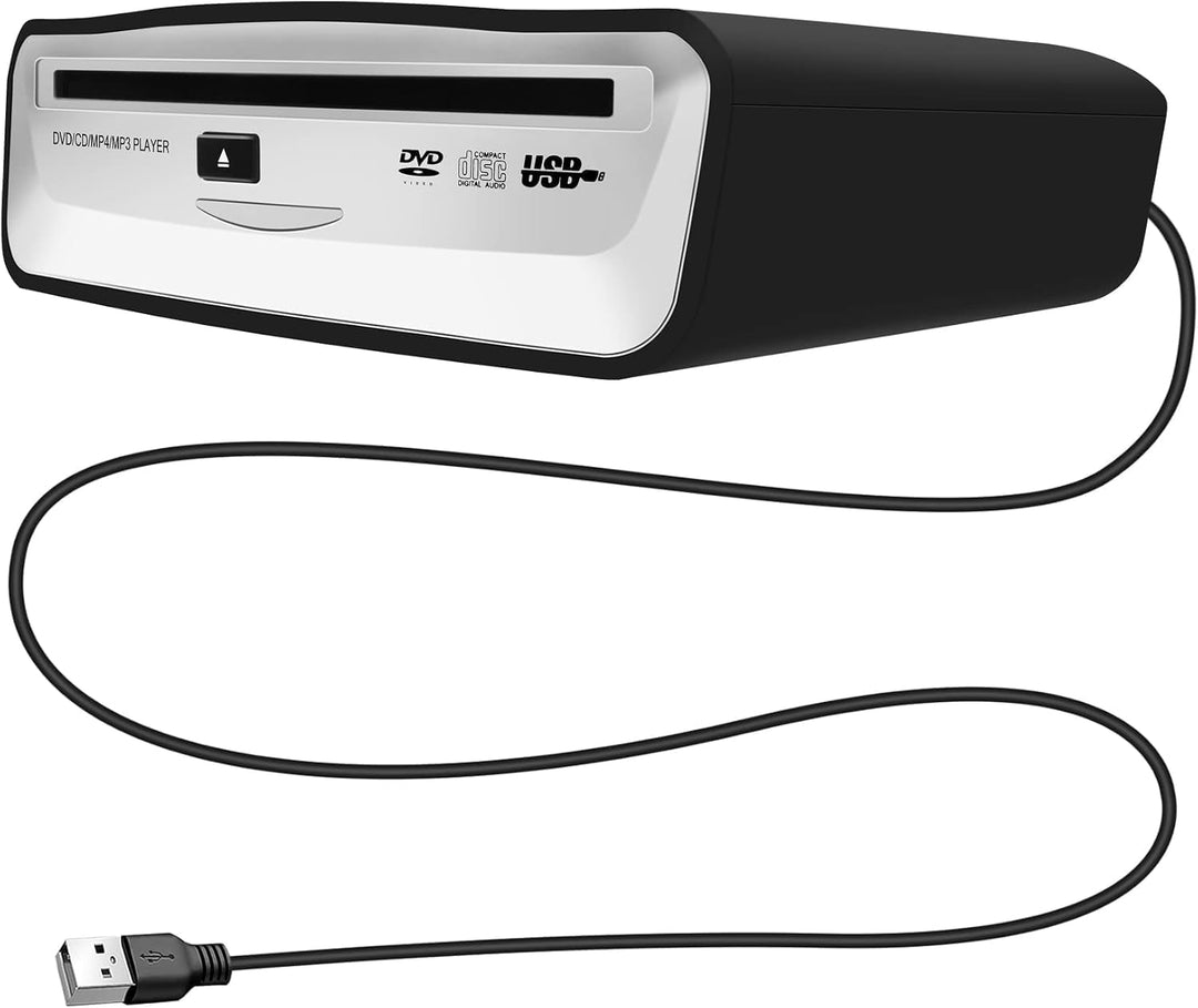 Universell Tragbarer Externer CD-Player Fürs Auto, Kann An Den USB-Anschluss im Auto, Laptop oder Fe