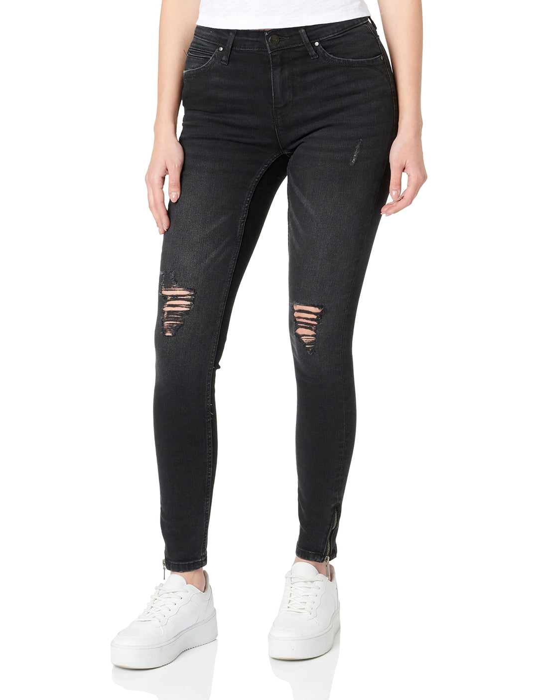 ONLY Damen Jeans 27W / 34L Black Denim, 27W / 34L Black Denim