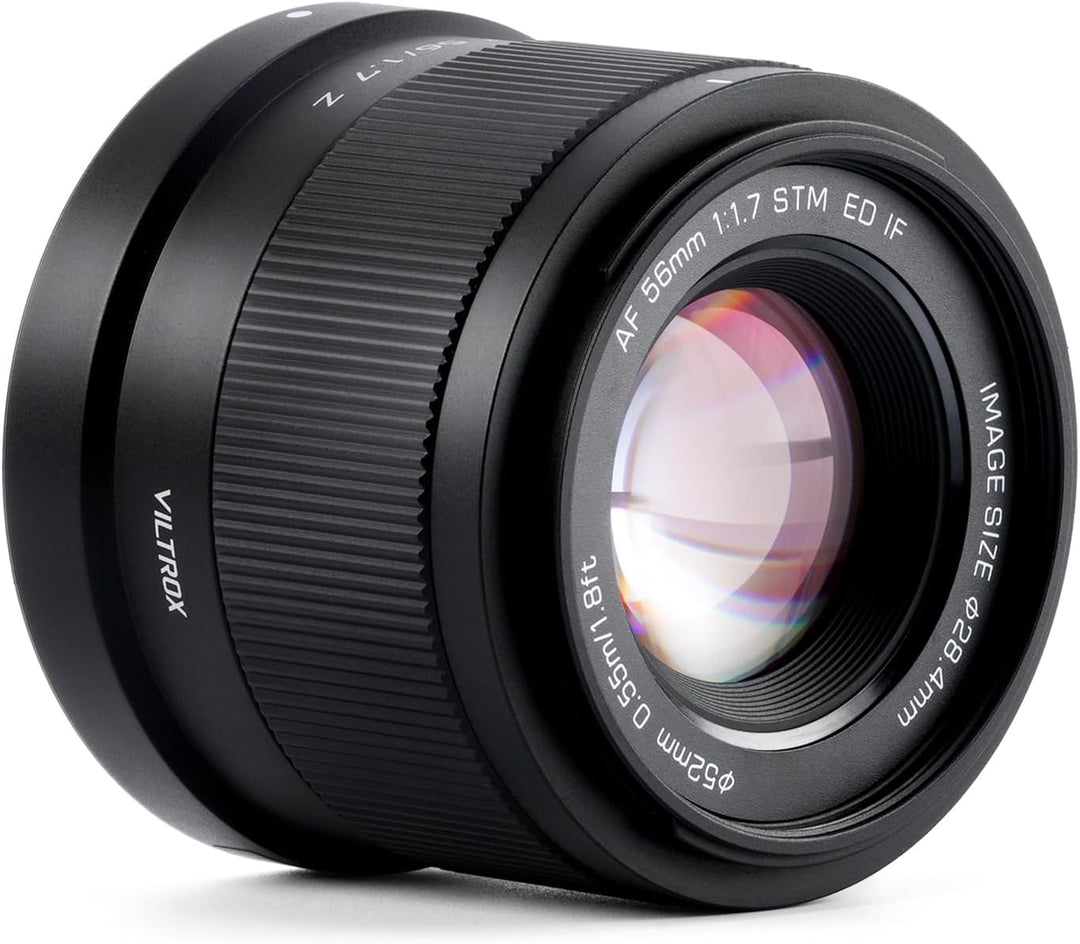 VILTROX 56mm F1.7 Z - AF 56mm f1.7 Z-Mount Objektiv, Autofokus APS-C Z-Objektiv für ZFC Z30 Z50 Z5 Z