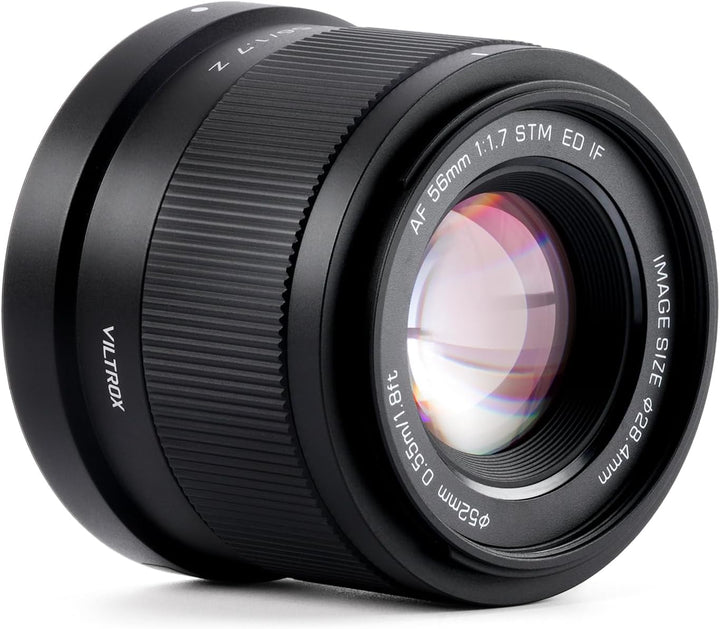 VILTROX 56mm F1.7 Z - AF 56mm f1.7 Z-Mount Objektiv, Autofokus APS-C Z-Objektiv für ZFC Z30 Z50 Z5 Z