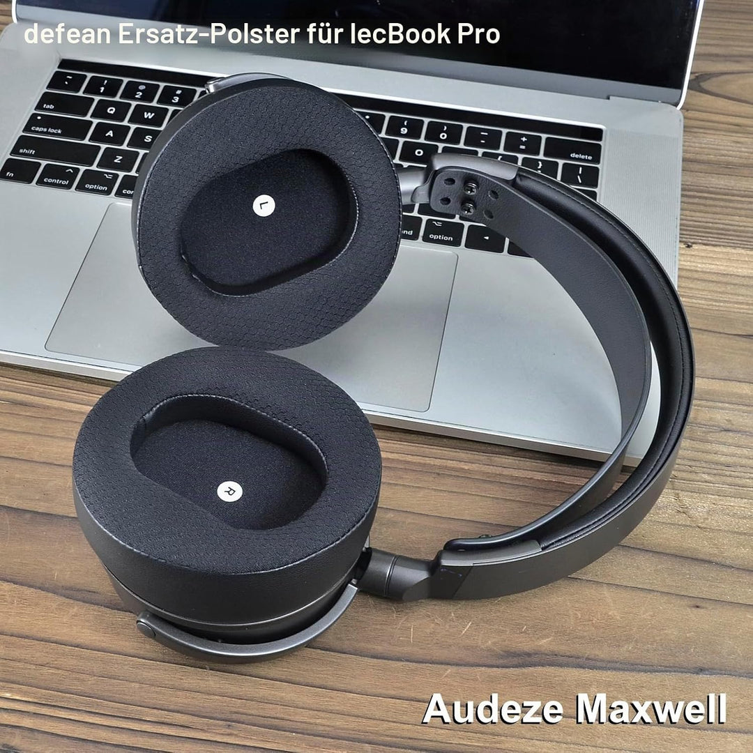 defean Maxwell Cushion Kühlgel Ersatz-Ohrpolster kompatibel mit Audeze Maxwell Kopfhörern, zusätzlic