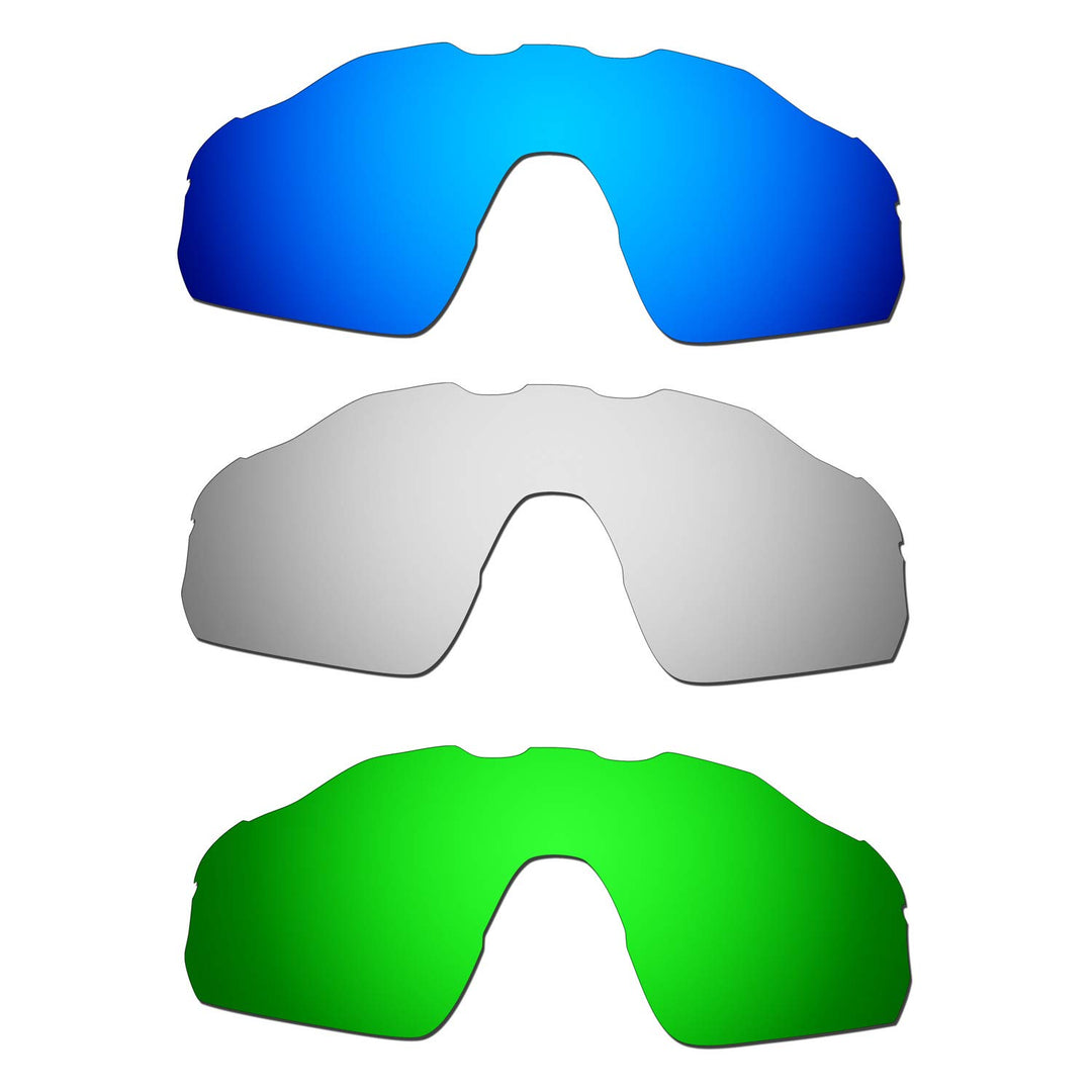 HKUCO verstärken Männer Ersatzgläser für Oakley Radar EV Pitch Blau/Titan/Emerald Grün Sunglasses