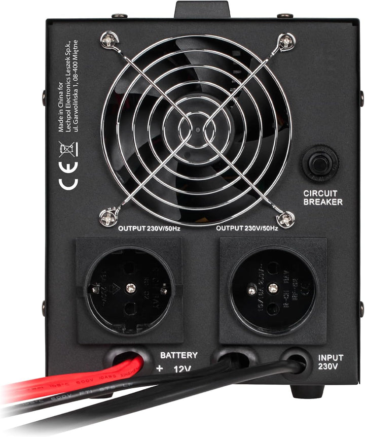 Notstromversorgung KEMOT PROsinus-800URZ3405B Wechselrichter Reiner Sinus Ladefunktion 12V 230V 800V