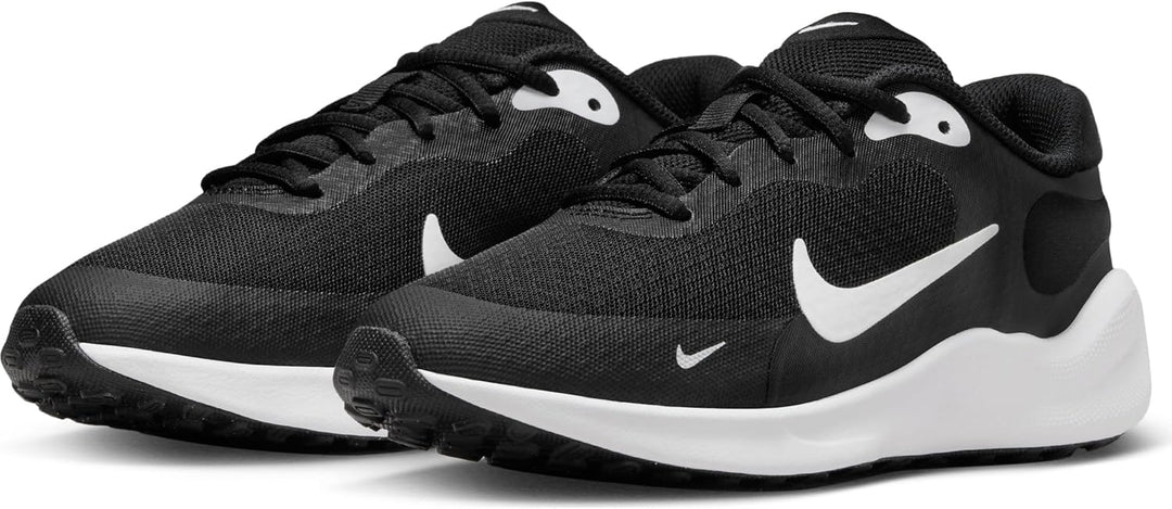 Nike Revolution 7 Schuh für ältere Kinder, FB7689 Black White White 32 EU, Black White White 32 EU