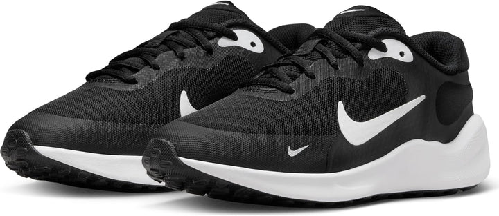 Nike Revolution 7 Schuh für ältere Kinder, FB7689 Black White White 32 EU, Black White White 32 EU