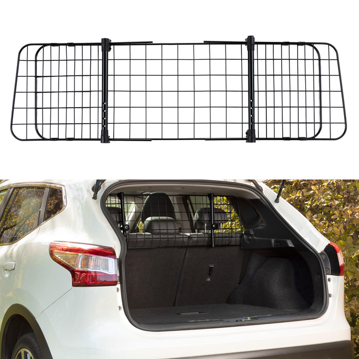 Doctor Bark Kofferraum Hundegitter Auto - Universal Trenngitter Kofferraum stufenlos verstellbar