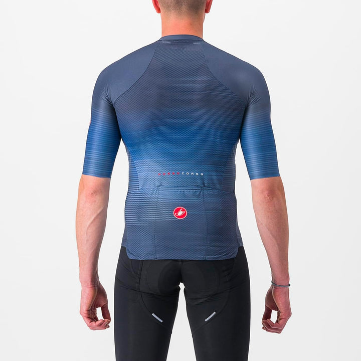 Castelli Herren Aero Race 6.0 Jersey T-Shirt M Belgischer Blau, M Belgischer Blau