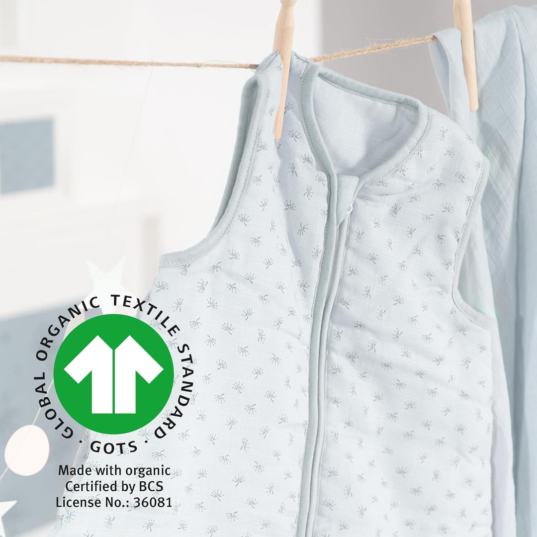 roba Babyschlafsack Lil Planet für Neugeborene - 110 cm - Ganzjahres Schlafsack aus Bio Baumwolle -