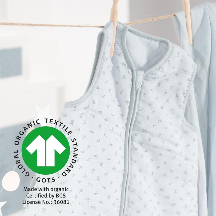 roba Babyschlafsack Lil Planet für Neugeborene - 110 cm - Ganzjahres Schlafsack aus Bio Baumwolle -
