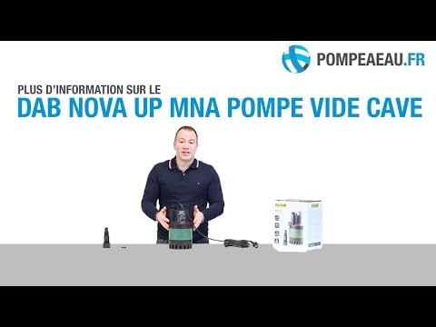 DAB Nova Up 180 M-NA mit Ablaufschlauch 7 Meter - Flachsauger-Tauchpumpe - 7.500 L/Std. - 280W - För