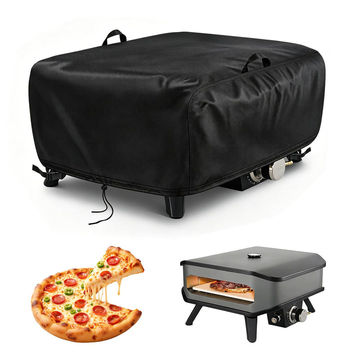 Pizzaofen Abdeckung für Cozze 90349 13 Zoll Gas Pizza Ofen, Schwarz