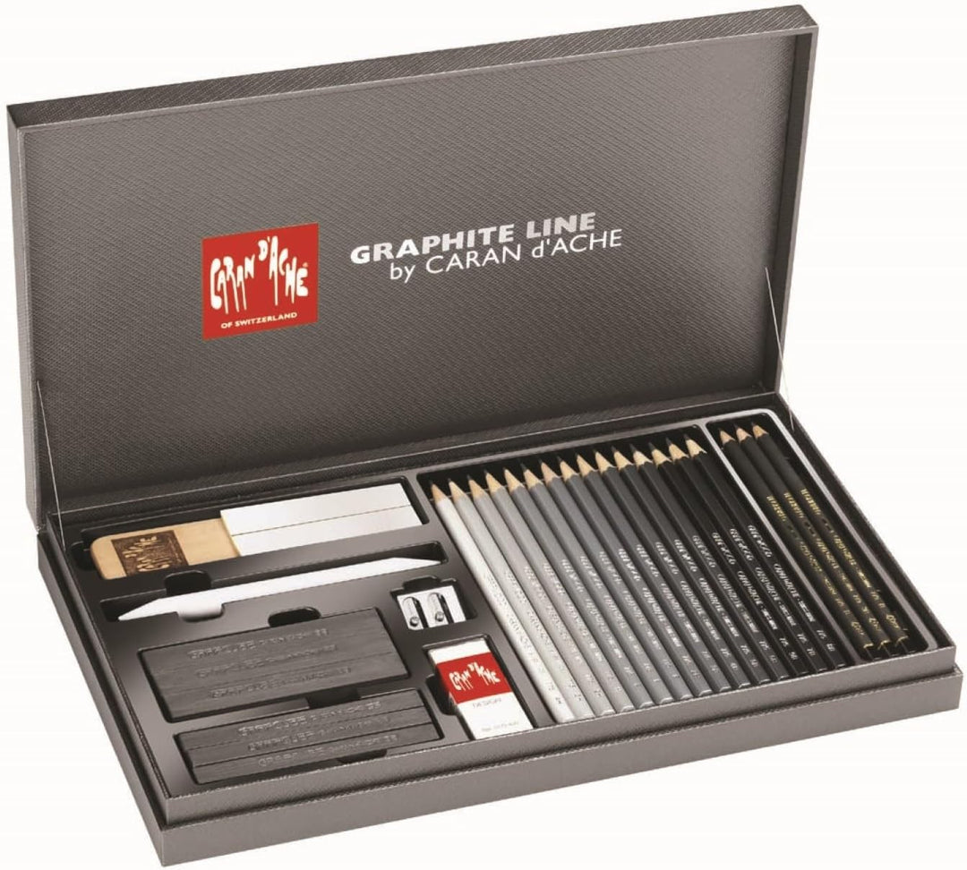 Caran d'Ache Graphite Line Set 25 teilig, Merhfarbig