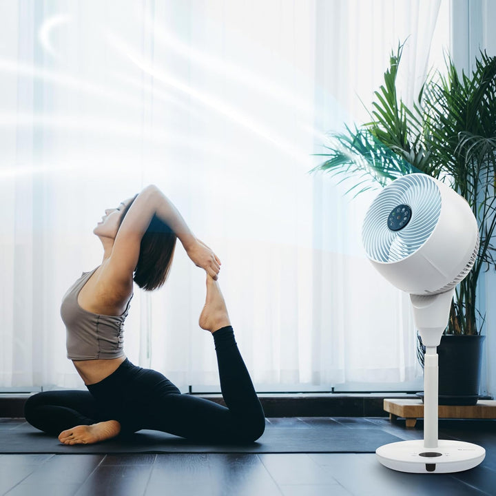 Meaco Fan (1056P) Pidestal Air Circulator Kühlung Fan für Schlafzimmer Wohnzimmer Extremely Quiet En