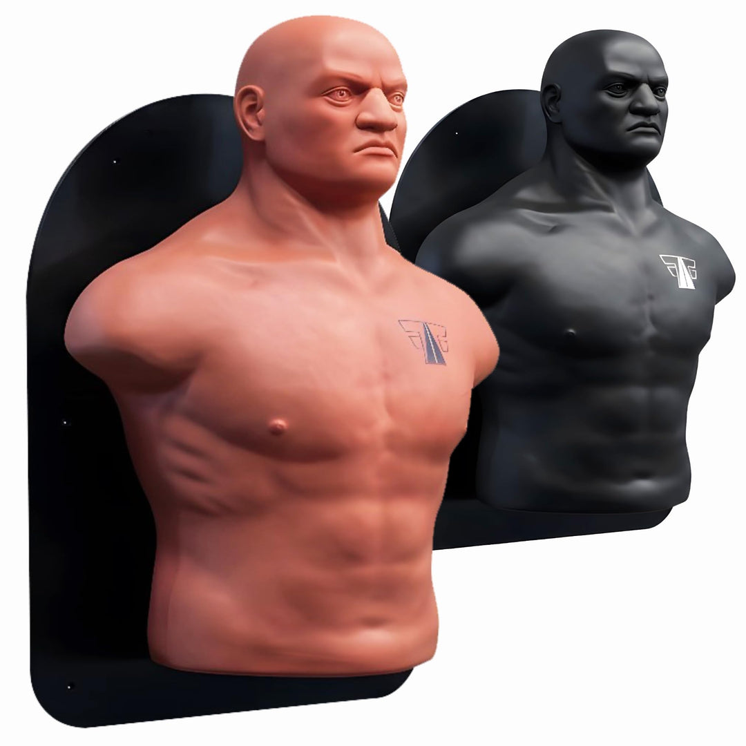 FOX-FIGHT Wand Box Dummy | Wandschlagpolster Punching Boxdummy Boxpuppe Boxing Man Trainingsdummy na