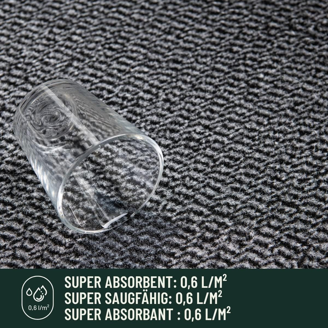 Studio M Classic Schmutzfangmatte/Küchenläufer 60x180 cm, rutschfeste Fussmatte Lang für Innenbereic