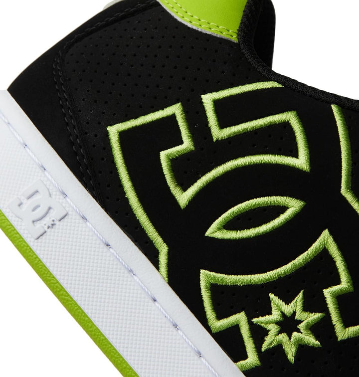 DC Shoes Net, Herren Sneakers 44.5 EU Black Lime Green, 44.5 EU Black Lime Green